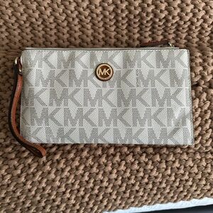 Michael Kors Monogram Wristlet